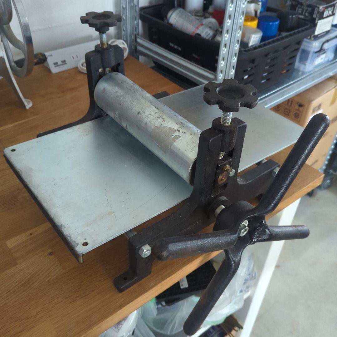 銅版画プレス機