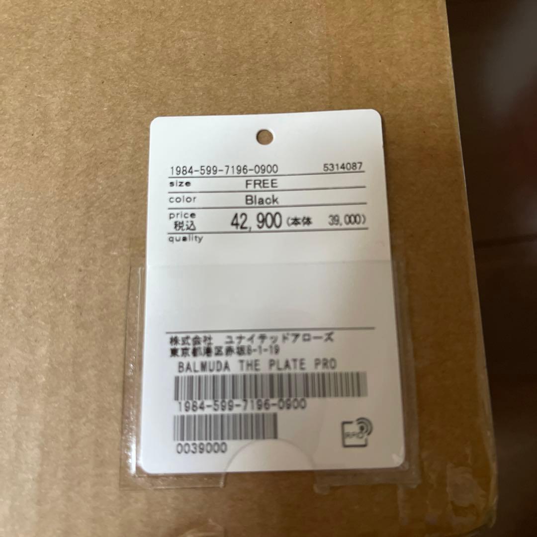 バルミューダ ザ・プレート プロ ホットプレート K10A-BK