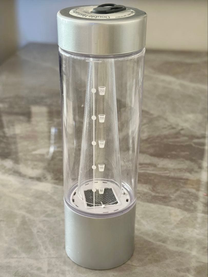 ダブル水素ボトル高濃度水素ガス&水素水生成器充電式ポータブル正規品AWH003