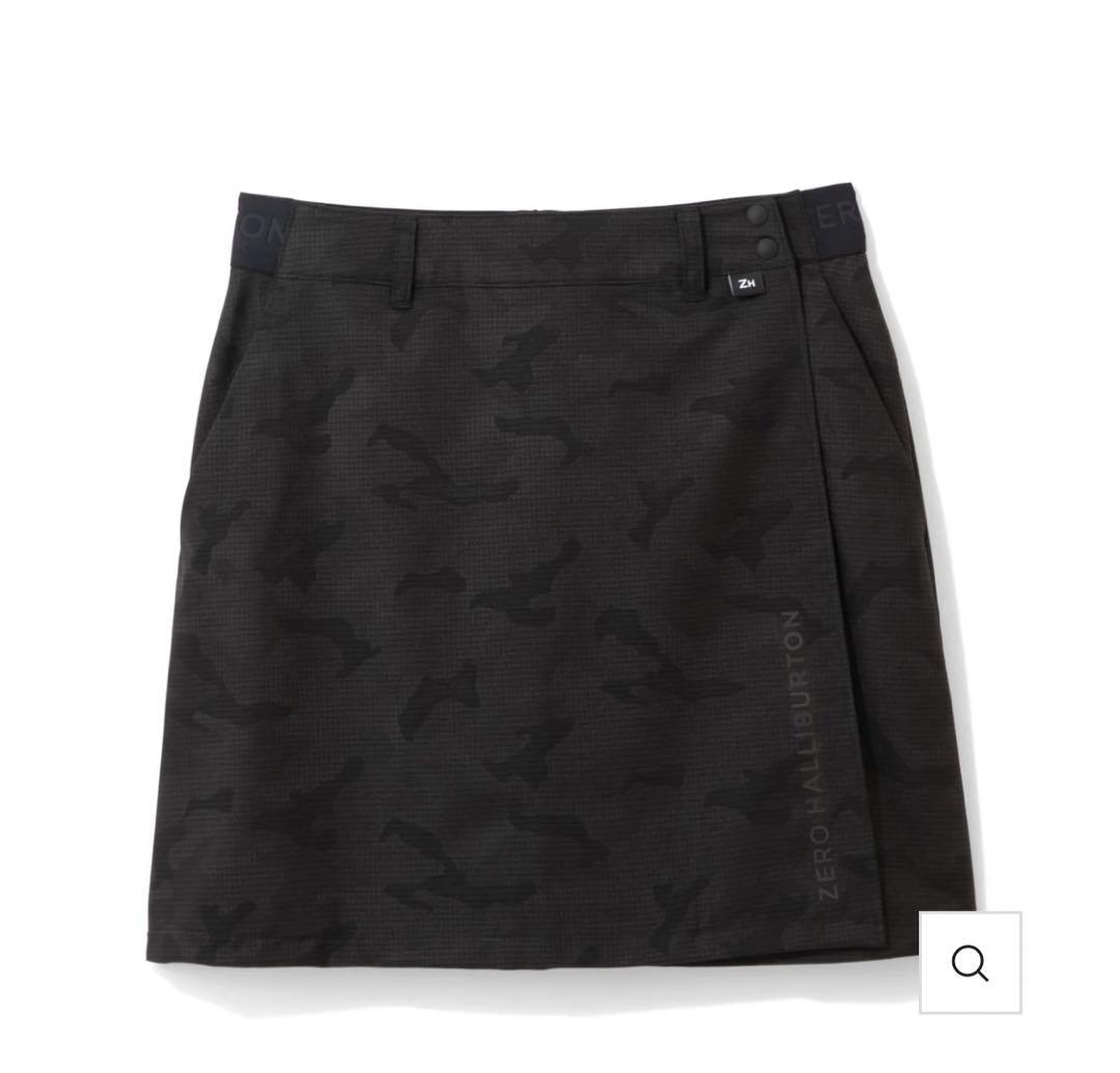 【まゆ 様】ZERO HALLIBURTON ラップスカート　ブラック　M