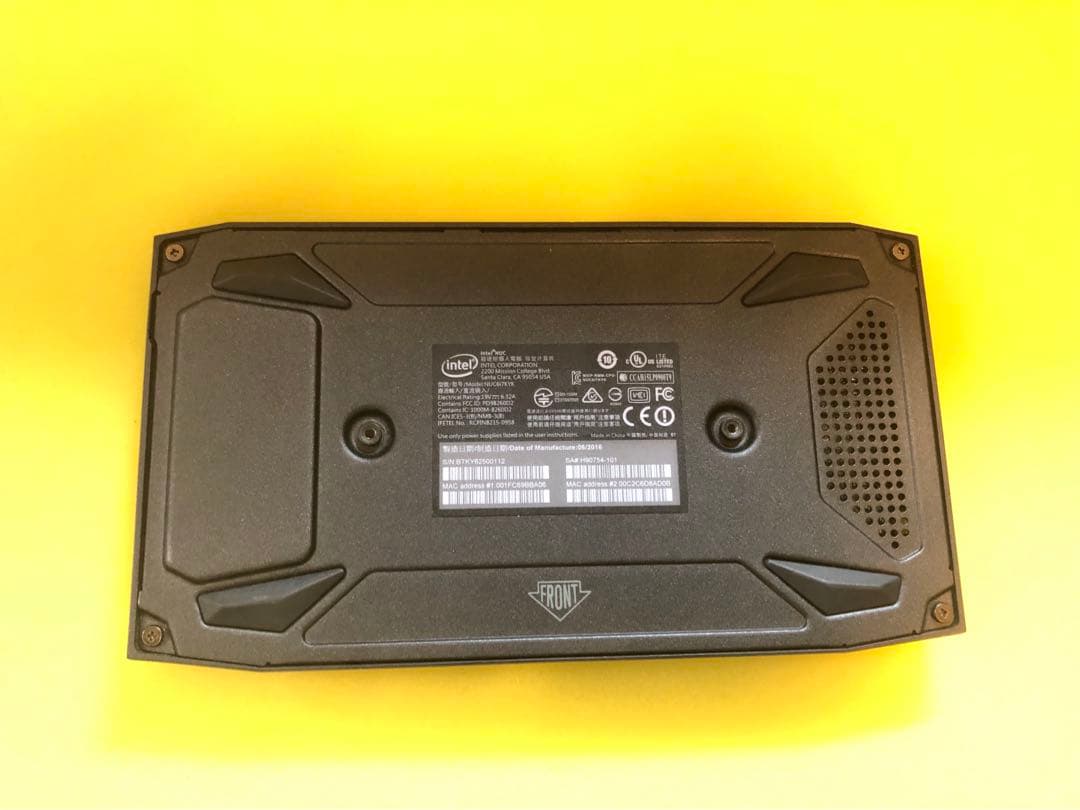 【中古品】Intel NUC Core i7 6770HQ SSD