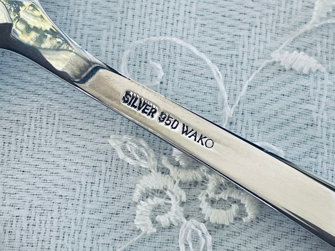 ブリタニアシルバー950/1000　銀座和光のティースプーン　3本