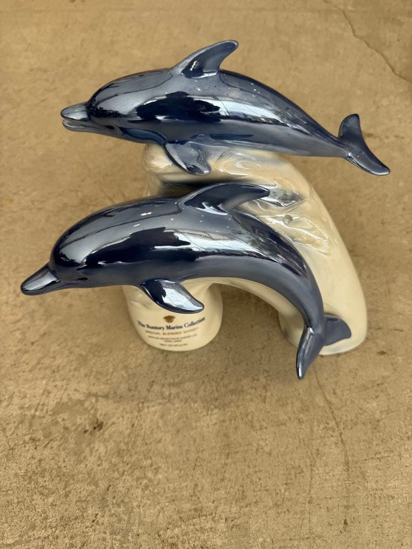 最終価格　サントリー マリン コレクション ドルフィン イルカ 陶器 ボトル