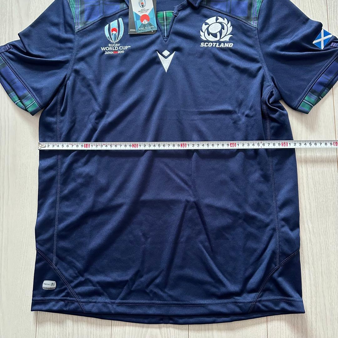 マクロン　スコットランド代表　ラグビージャージ　　W杯　2019年　Lサイズ