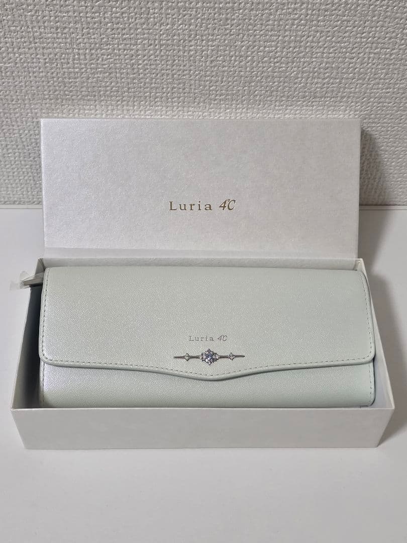 【未使用/値下げ中】4°C Luria　長財布　サックス