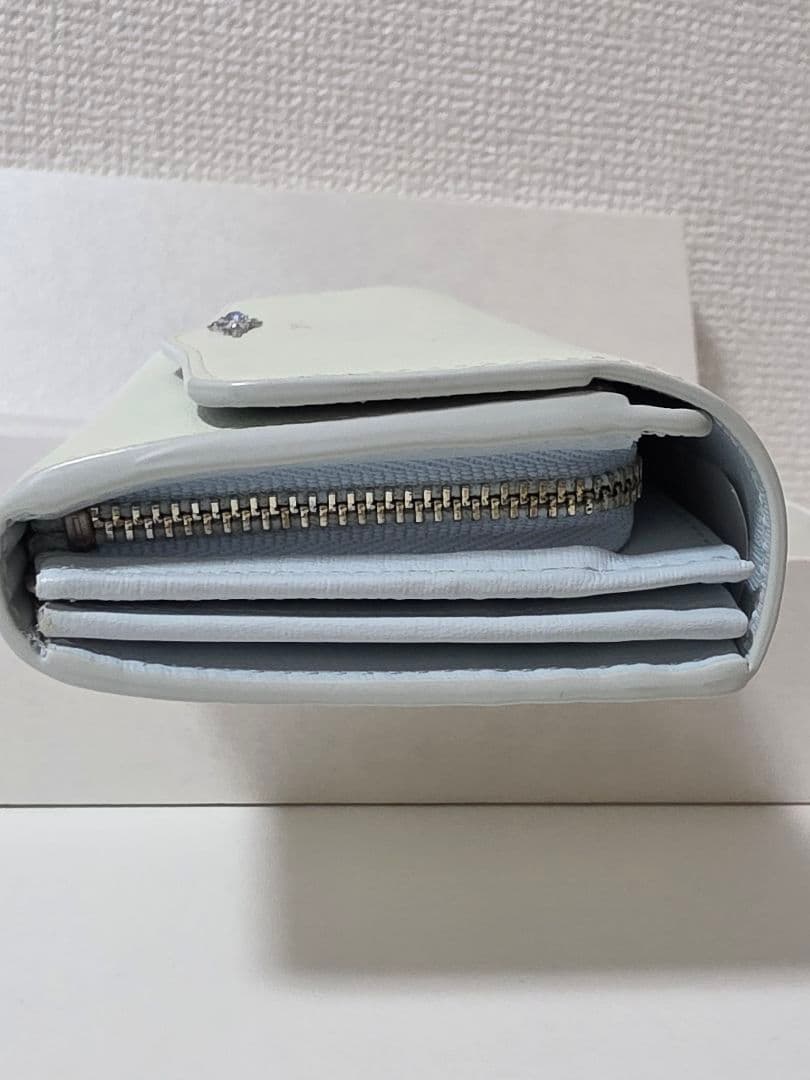 【未使用/値下げ中】4°C Luria　長財布　サックス