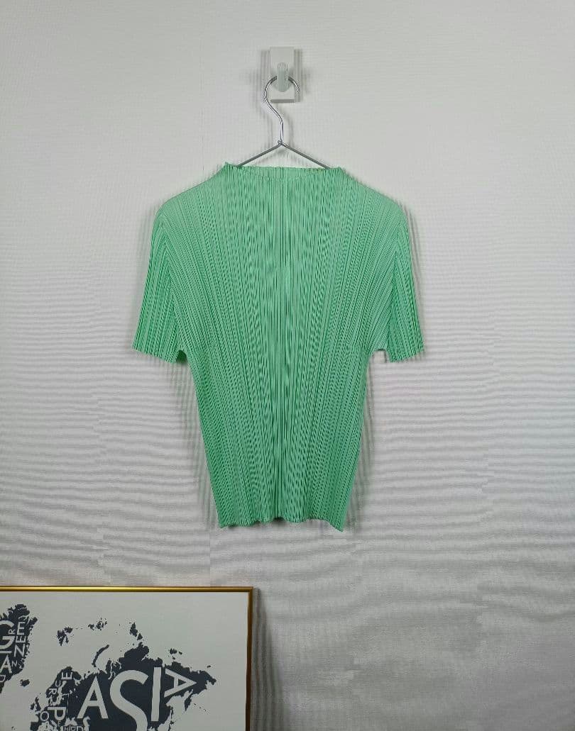 PLEATSPLEASE カットソー【サイズ3 L相当】【ミントグリーン】