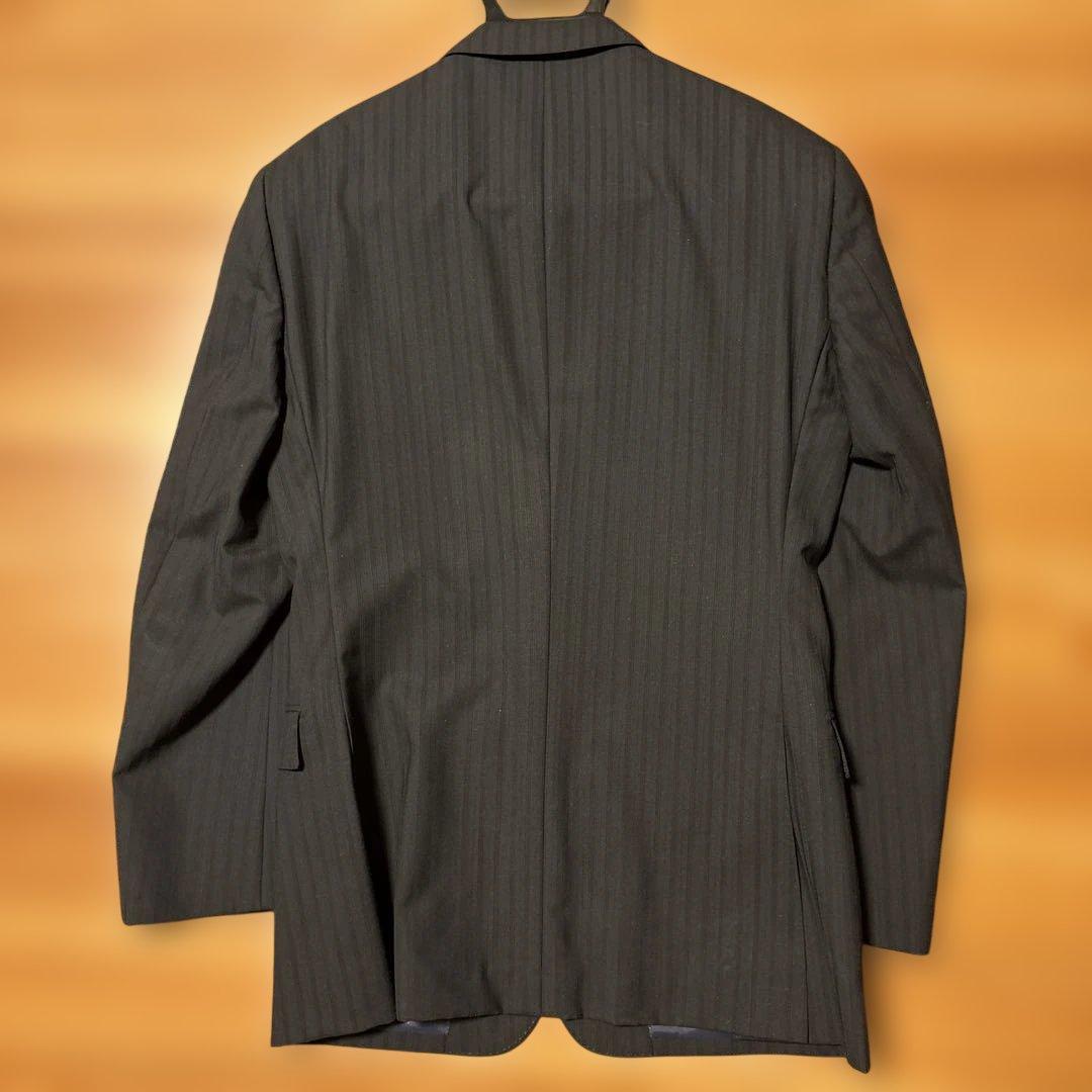 BURBERRY BLACK LABEL ビジネススーツ ブラック ストライプ