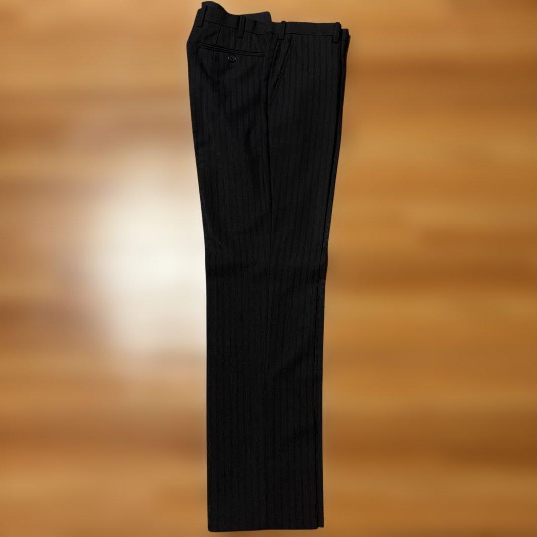 BURBERRY BLACK LABEL ビジネススーツ ブラック ストライプ