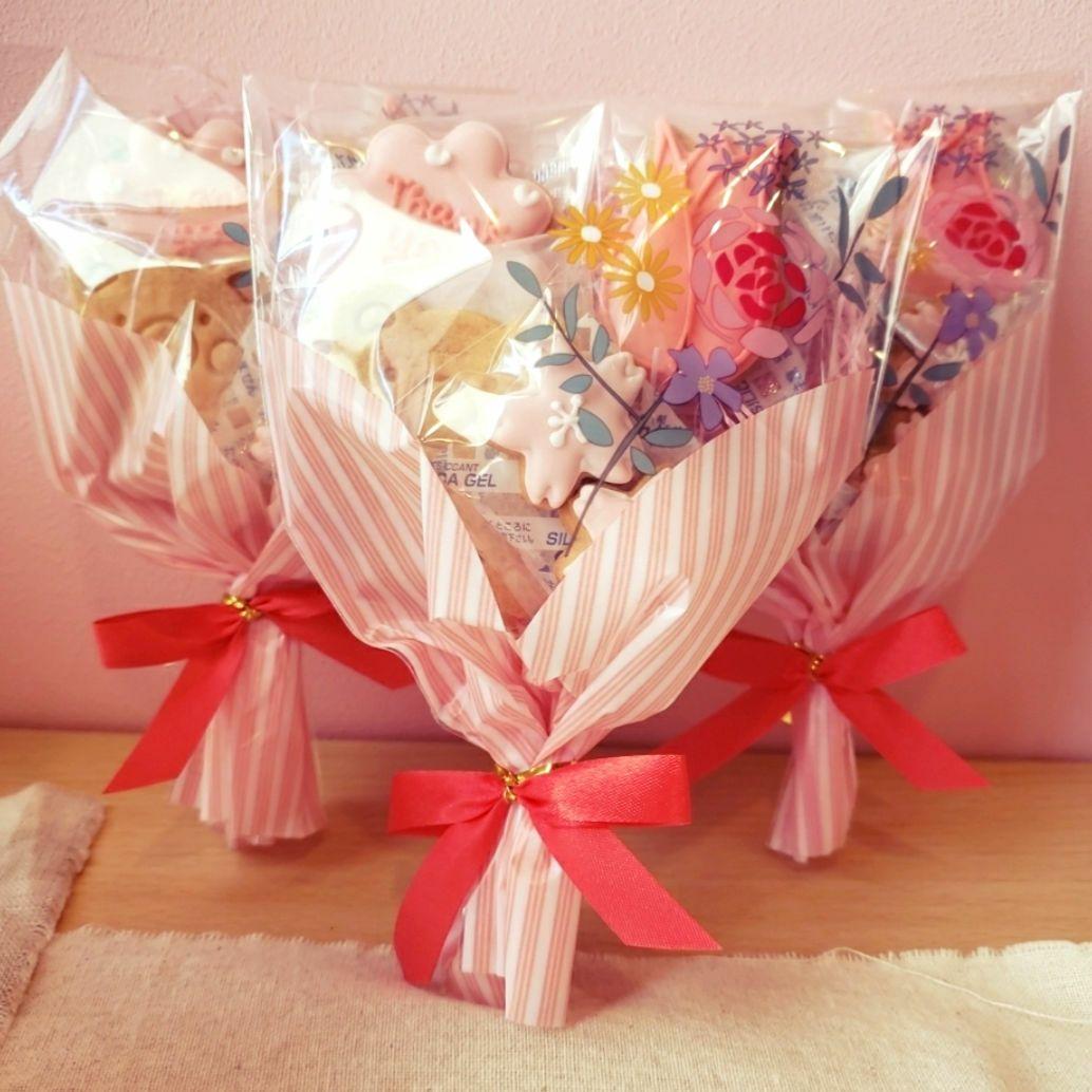 店頭人気No.1♡アイシングクッキーがたっぷり入ったブーケ風ギフトセット