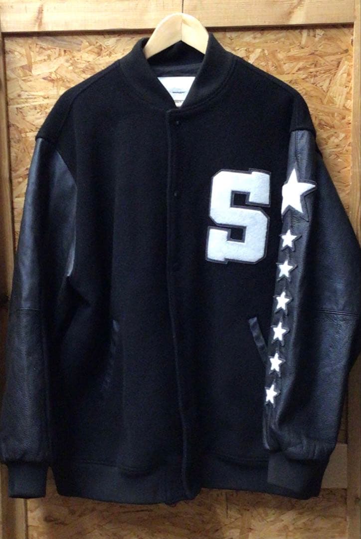 Swagger スタジャン ブラック レザー ジャケット 68-0119-1-B