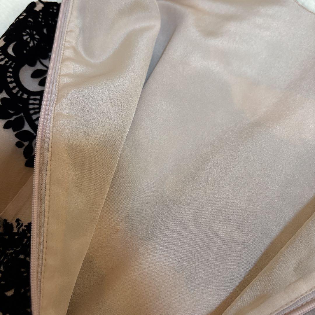 希少☆レッドヴァレンティノ シルク100% レース フラワー ワンピース