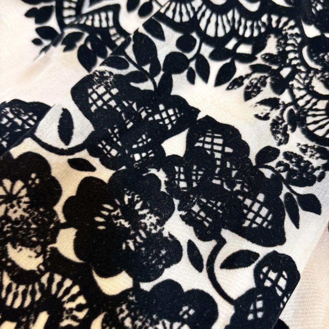 希少☆レッドヴァレンティノ シルク100% レース フラワー ワンピース