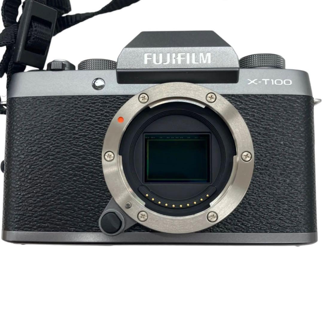 Fujifilm X-T100 ミラーレスカメラ 15-45mmレンズ付き