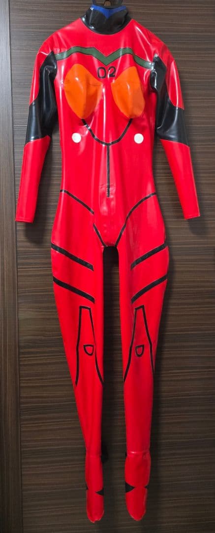 エヴァンゲリオン アスカ ラテックス プラグスーツ Lサイズ