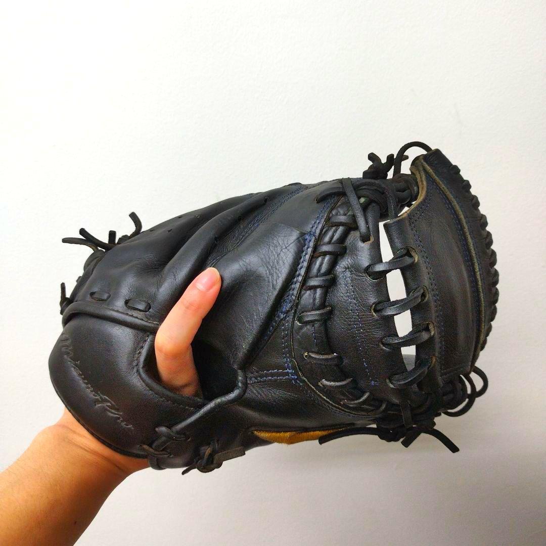 669 ミズノプロ 炭谷モデル 型抜群 即戦力 美品 硬式 キャッチャーミット