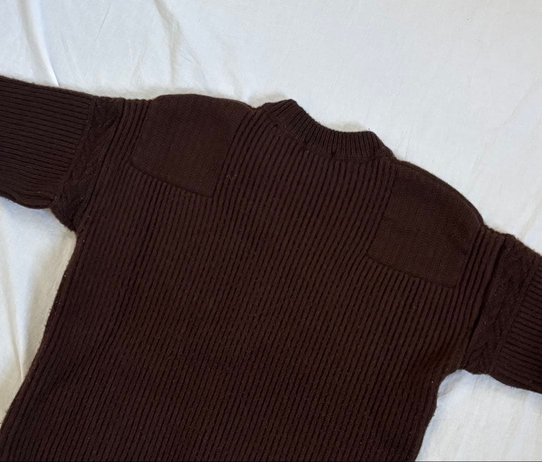 YASHIKI ヤシキ 霜柱 ニット セーター ダークブラウン
