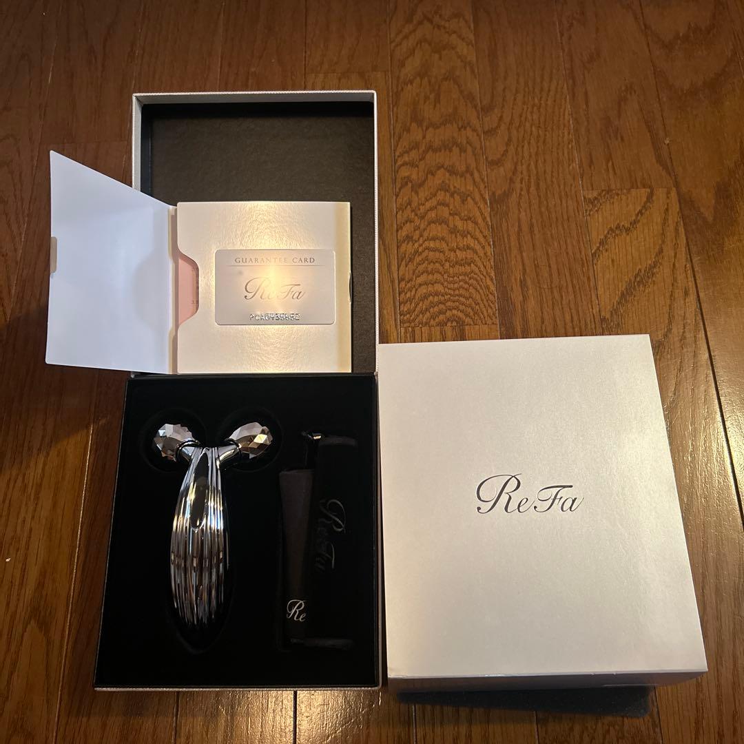 新品　未使用　ReFa 美顔ローラー ダブルボール シルバー