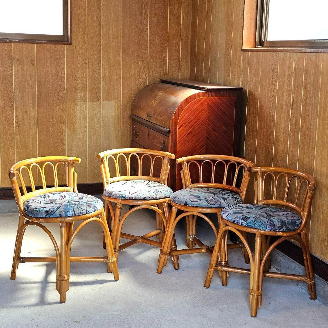 イギリススタイル　ラタン　籐　曲木　ベントウッド　チェア　ナチュラル　30