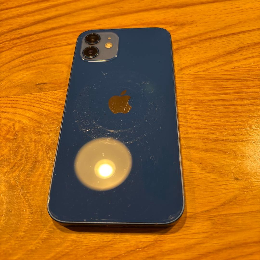 Apple iPhone 12ブルー128GB本体 箱、充電ケーブル付き