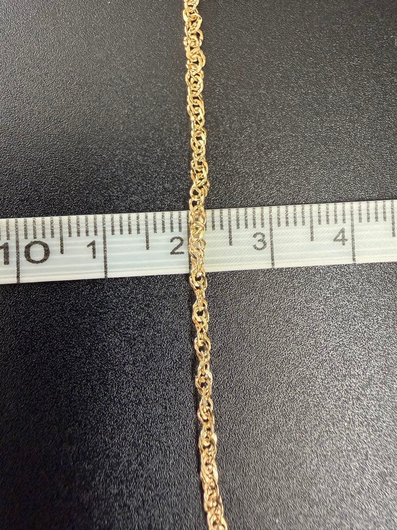 K18 ygデザインネックレス50cm