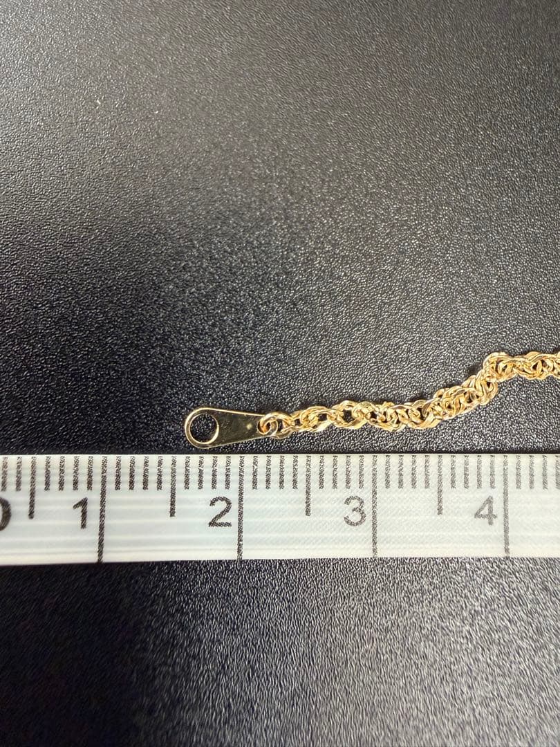 K18 ygデザインネックレス50cm