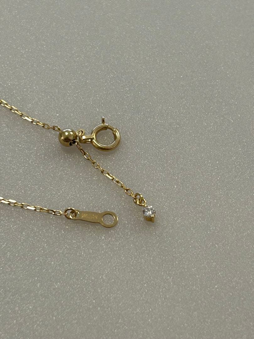 eney ヘリンボーン K18 チェーンネックレス