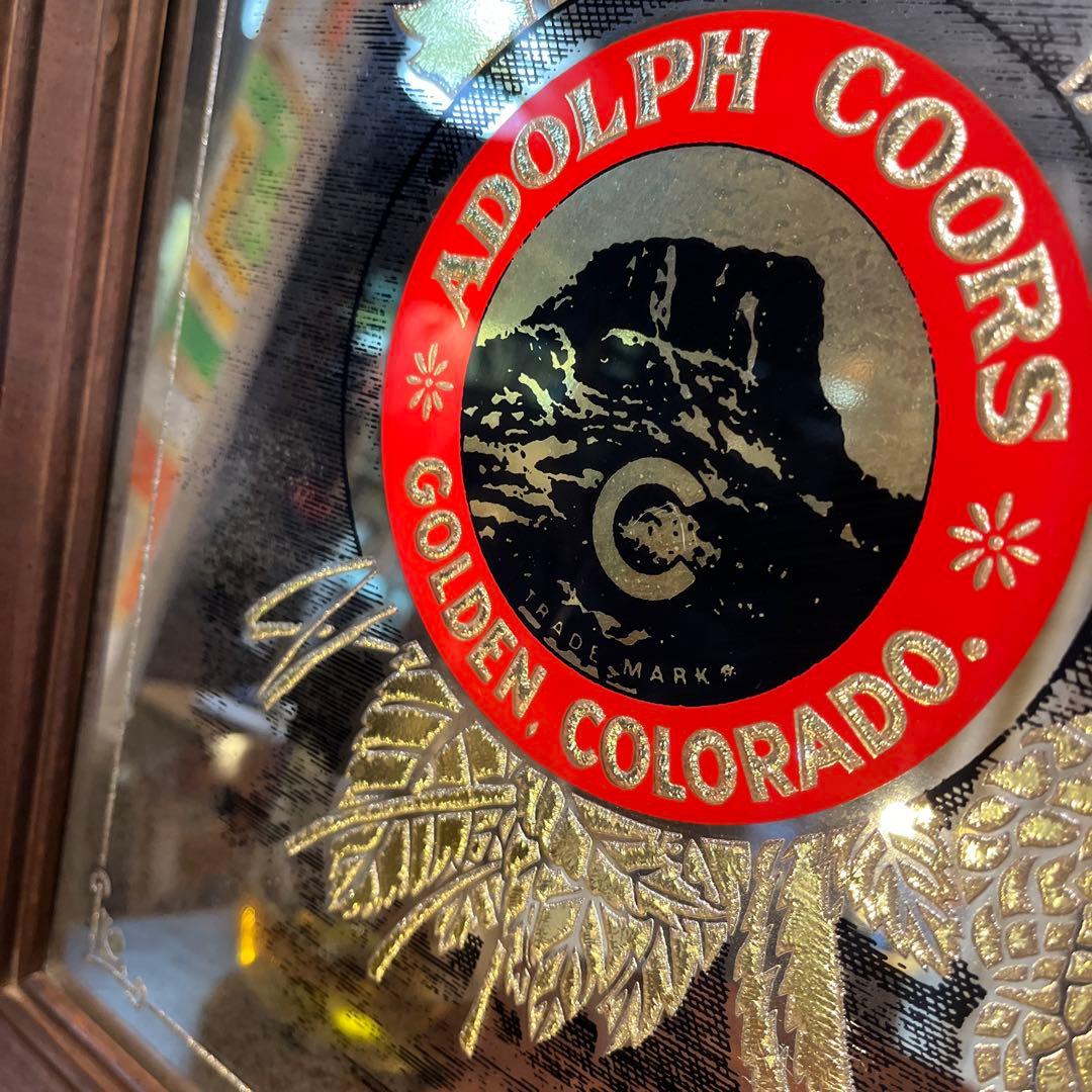 アメリカン雑貨　ビンテージパブミラー coors ビール