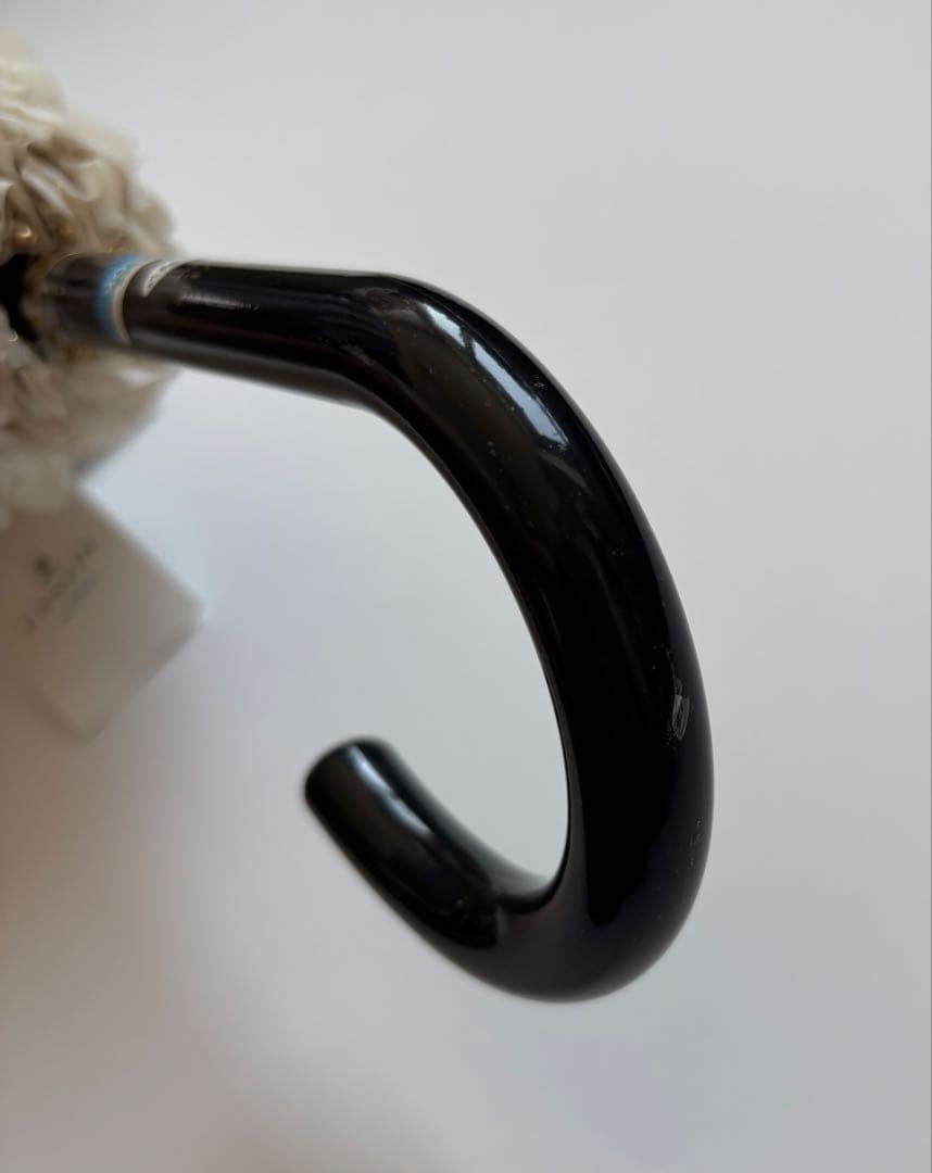 【新品】ランバンオンブルー　日傘　晴雨兼用　折りたたみ日傘　ドビーフリル　大きめ