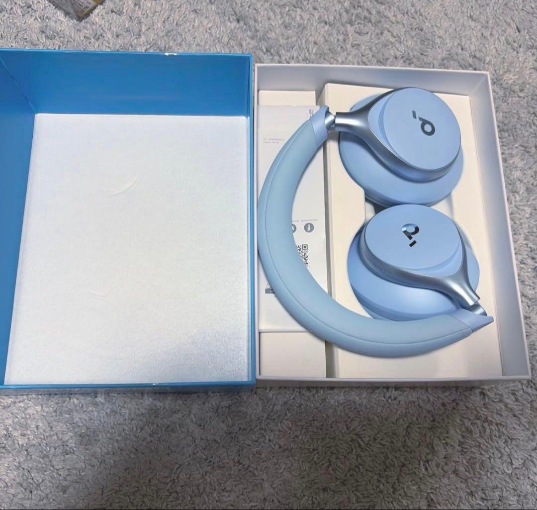 soundcore Space One ワイヤレスヘッドホン ブルー