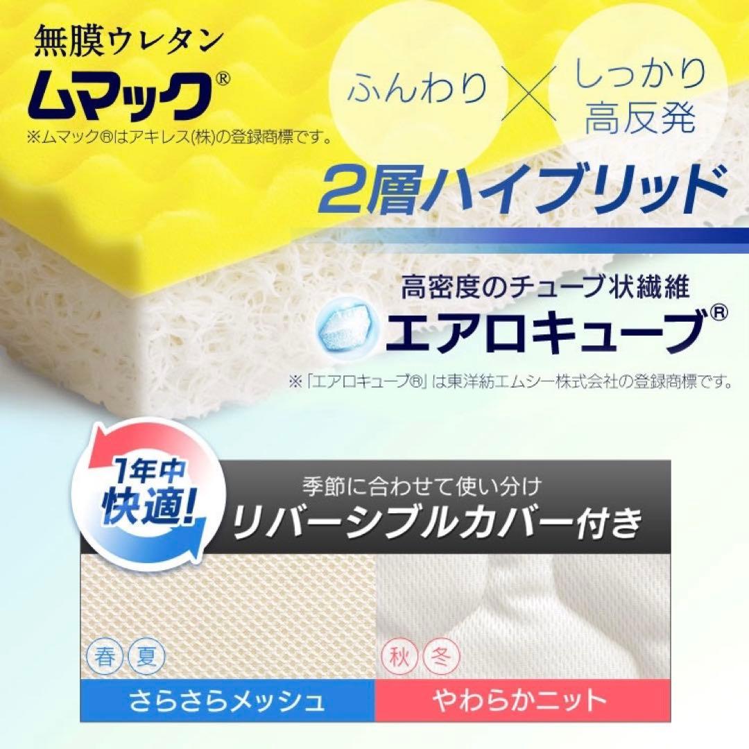 アイリスオーヤマ ファイバーマットレス　セミダブル　HB90-SD