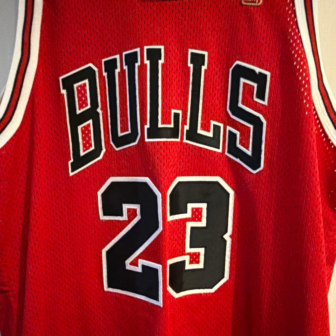 90's チャンピオン NBA ブルズ 23 ジョーダン 48 金タグ USA製