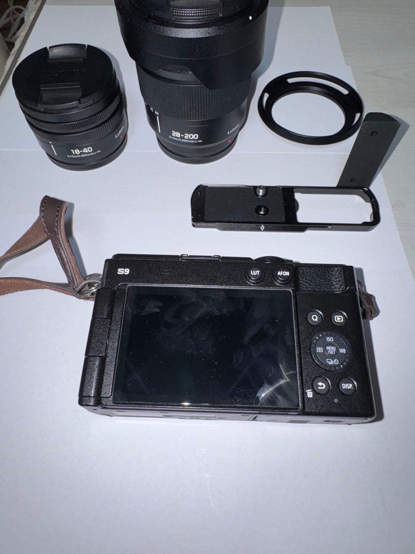 lumix s9 レンズ2本セット　18-40mm,28-200mmおまけ付き
