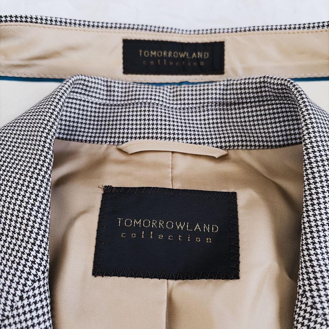 【トゥモローランド】美品✨シルク混 ダブルブレストジャケット