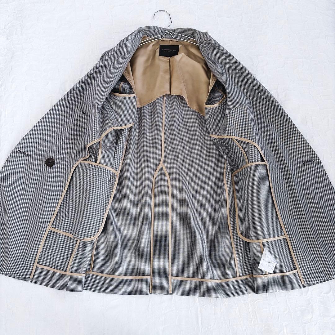 【トゥモローランド】美品✨シルク混 ダブルブレストジャケット