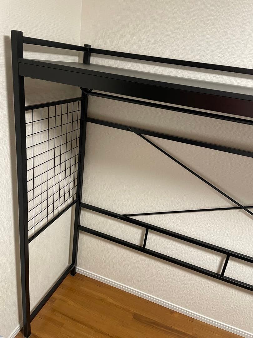 オ*ズ様 ニトリ　バジーナ　ハンガーシェルフ　ブラック