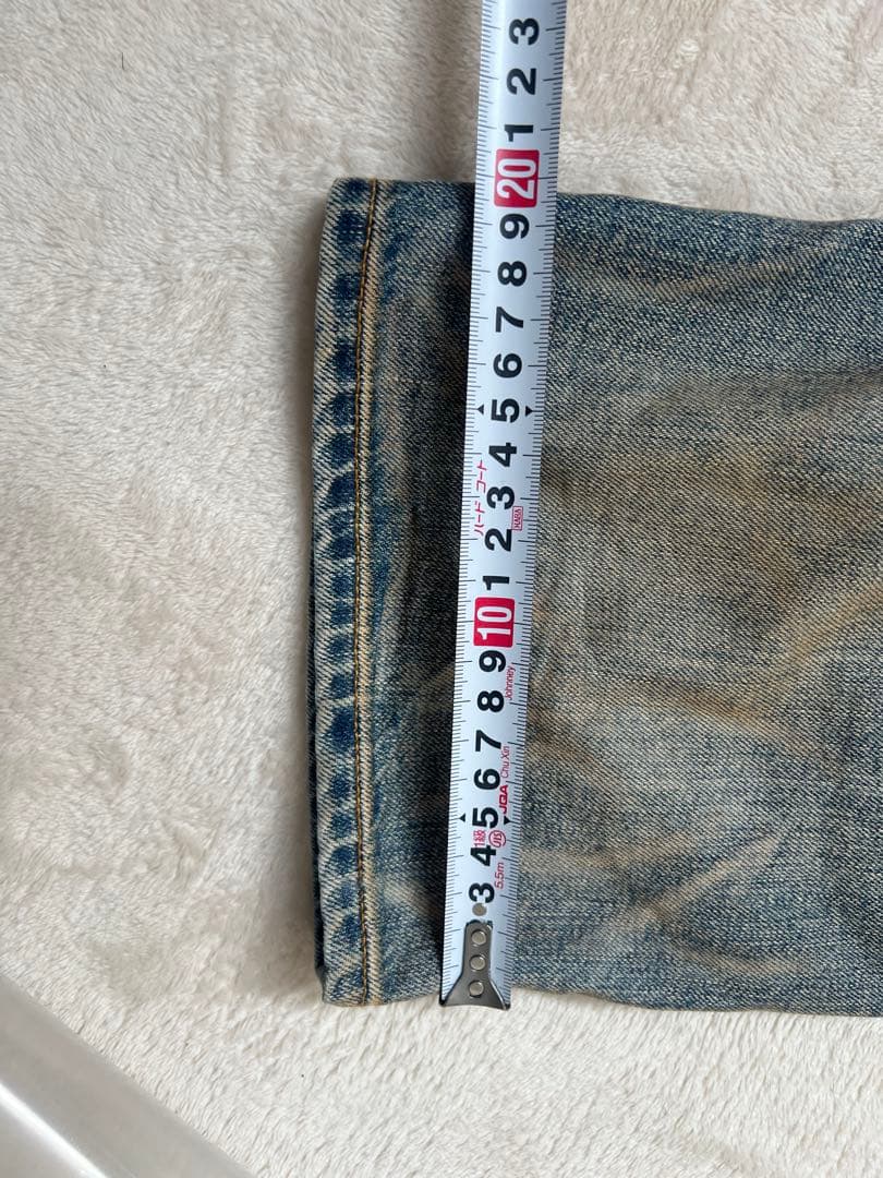 Supreme regular jean dirty indigo デニム