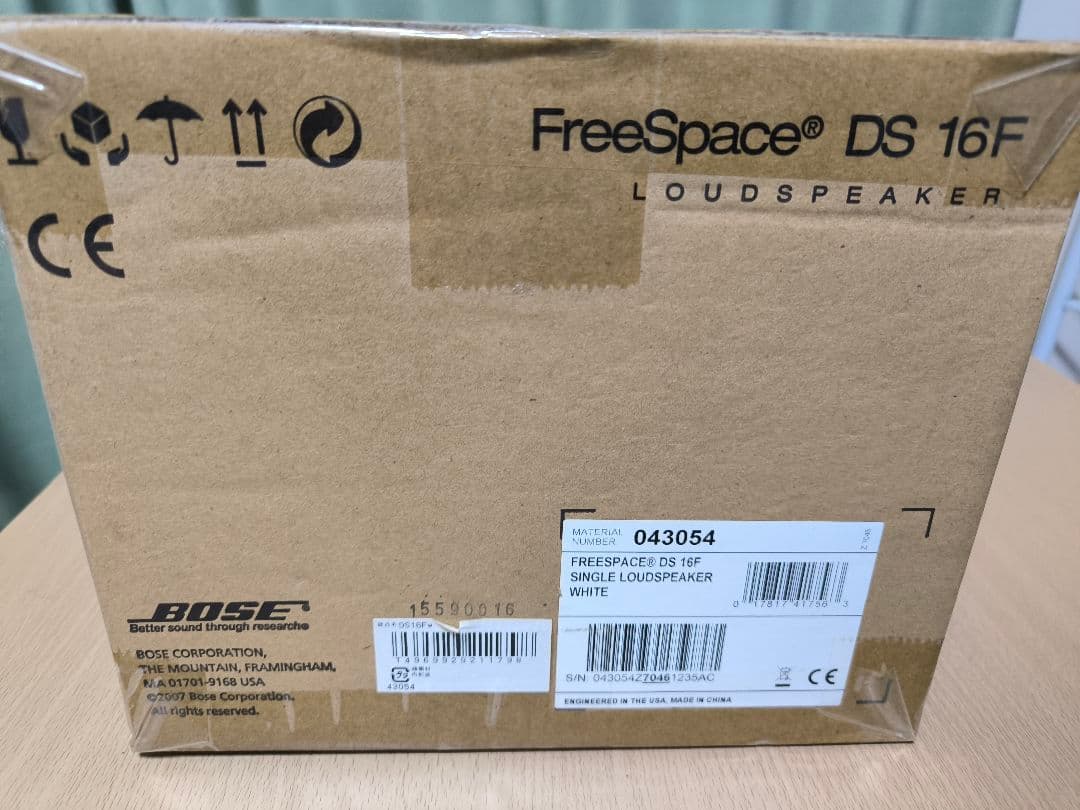 新品未開封BOSE FreeSpace DS 16F白 loudspeaker