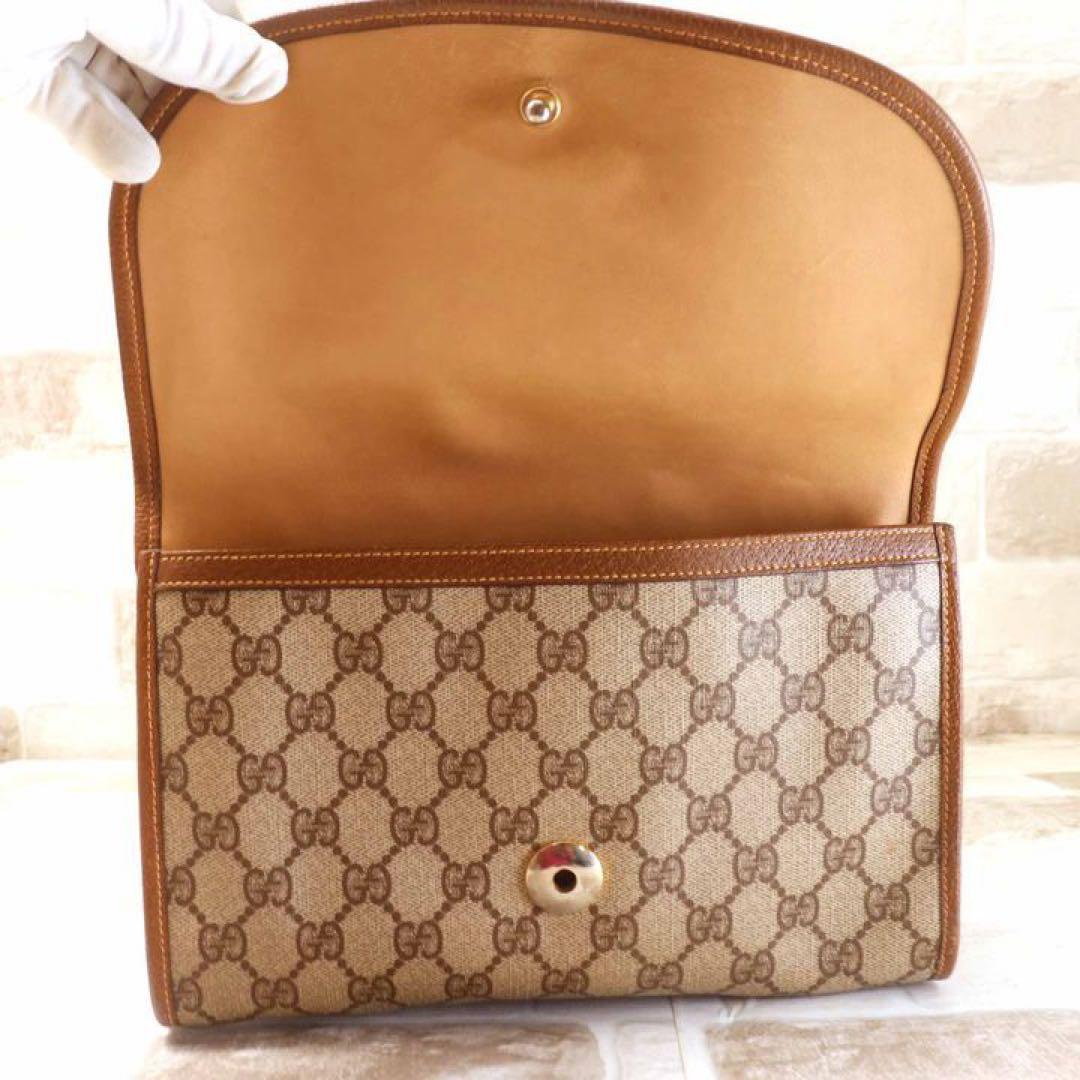 美品❤️ GUCCI オールドグッチ　クラッチバッグ　シェリーライン