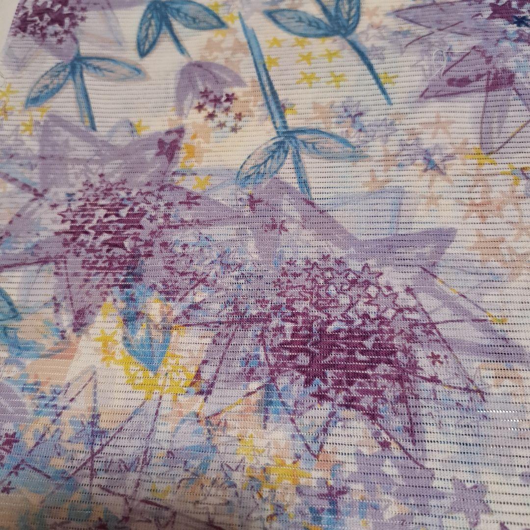 No.5312　浴衣　反物　金子みすず　綿絽　着物　新品未使用