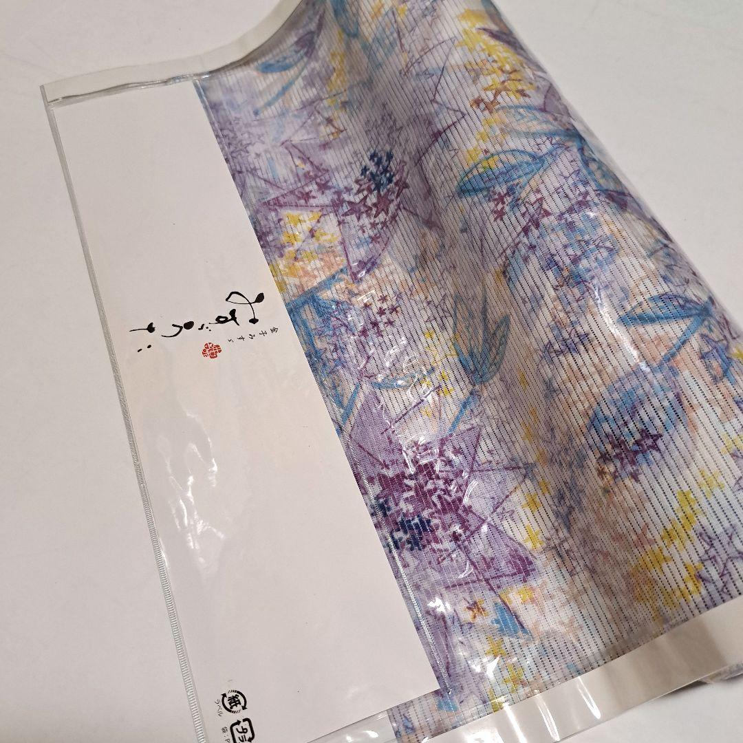 No.5312　浴衣　反物　金子みすず　綿絽　着物　新品未使用