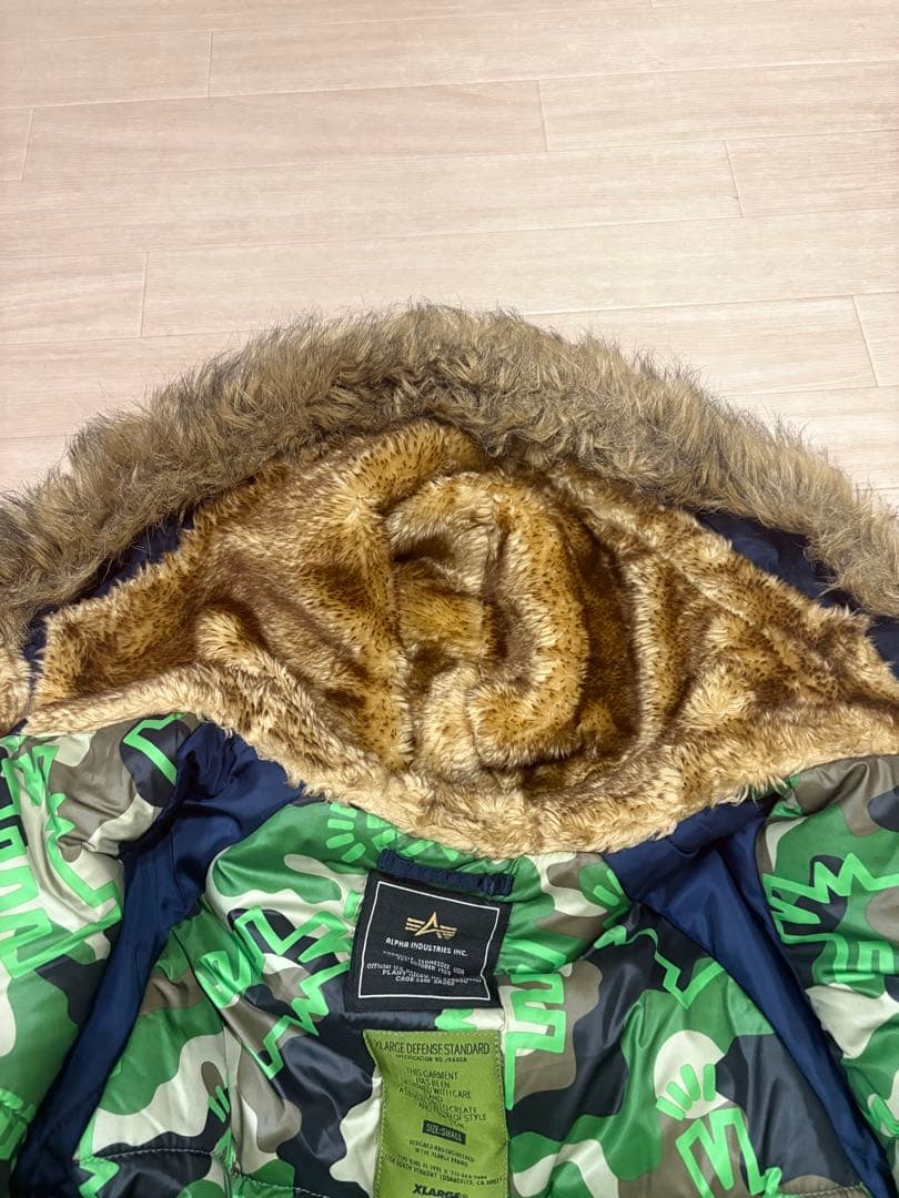 N3B ALPHA × XLARGE × キースヘリングコラボJKT Sサイズ