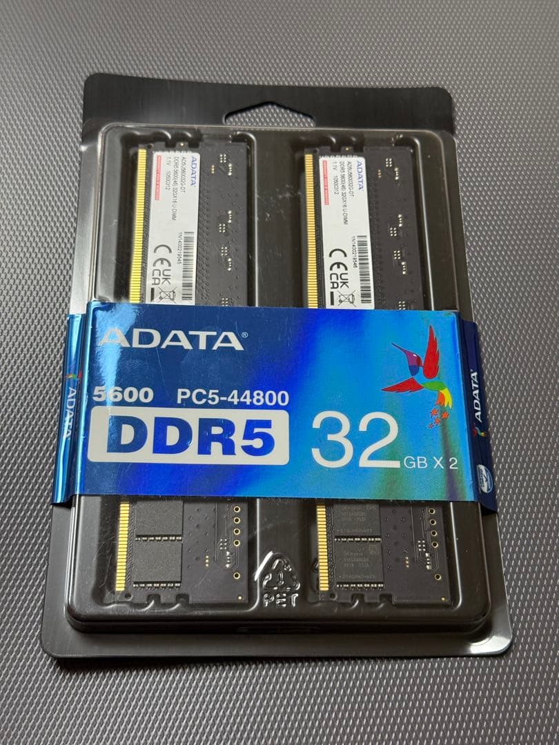 美*。様 ADATA DDR5 5600 64GB (32GB x 2) メモリ