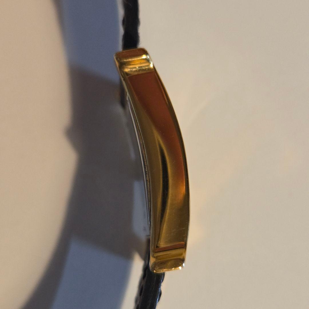 【難あり】HERMES ゴールド ブラック 時計 HHP 201　　ジャンク品