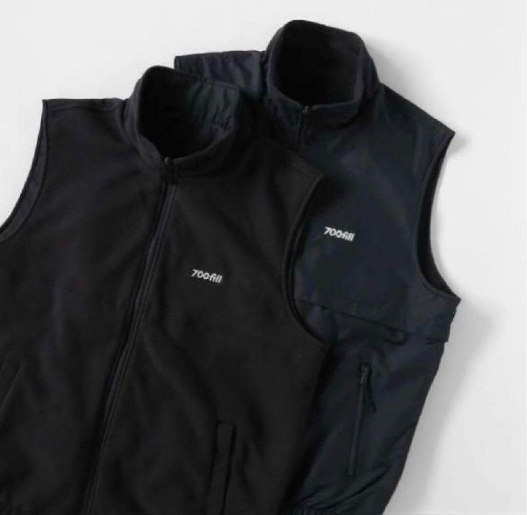 トップス 700FILL Embroidered Logo Reversible Vest