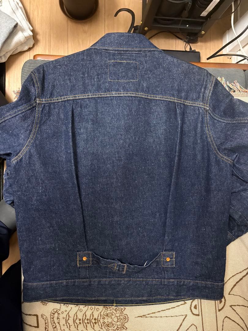 Levi's トラッカージャケット TYPEI ダークインディゴ　ヘンプ混