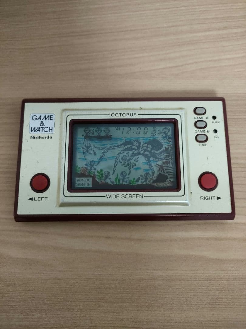 ゲーム＆ウォッチ　オクトパスニンテンドー任天堂Nintendo　メンテナンス済み