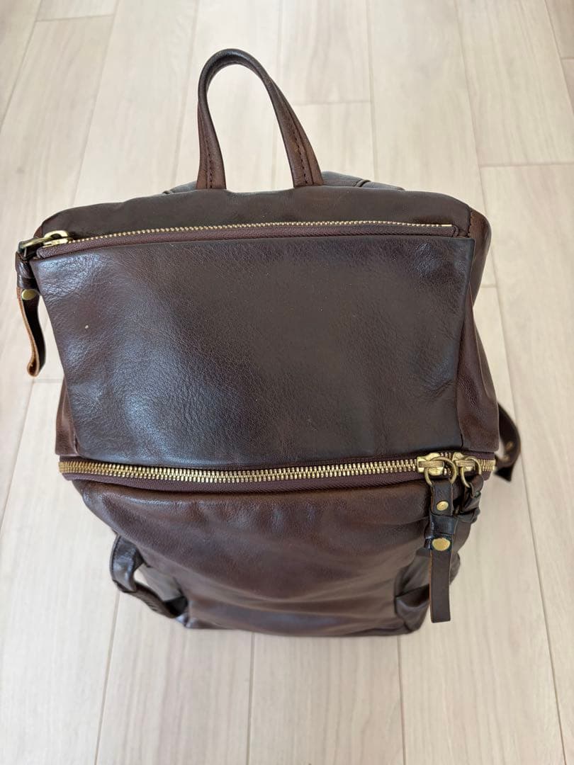 コーネリアンタウラス タートルリュック　ダークブラウン　定価12万