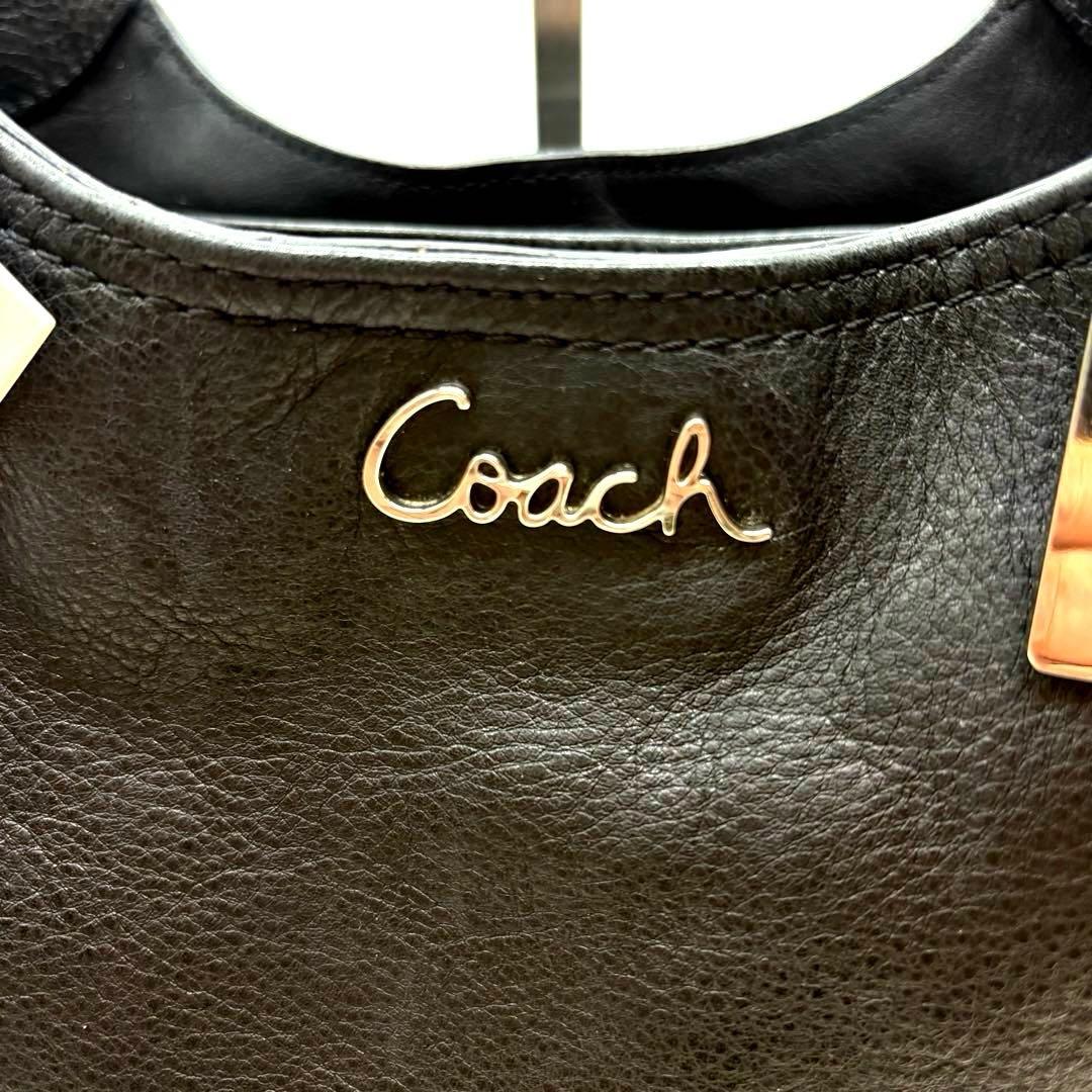 GAO　COACH コーチ　アシュレイ　ハンドバッグ　レザー　ブラック　黒