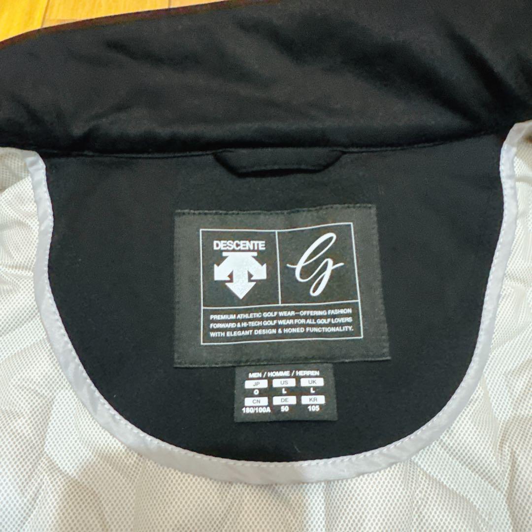 【美品】　DESCENTE デサント　ブラック キルティングダウンベスト